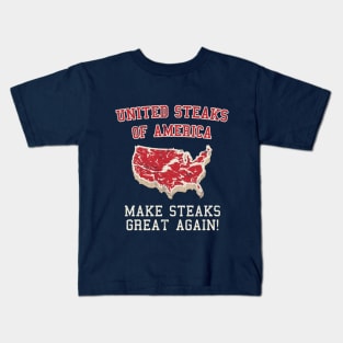 United Steaks Of America Kids T-Shirt